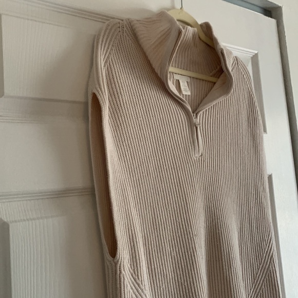 Cream H&M oversized sweater vest - Picture 4 of 5